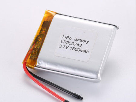 LP953743 3.7V 1500MAH 리온 이온 배터리 제조업체 장수 리?? 폴리머 재충전 배터리 -20°C ~ 60°C 최고 성과 A 등급