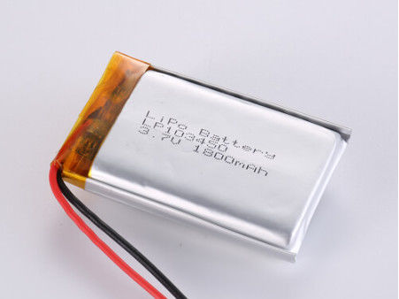 LP103450 3.7V 1800MAH 리온 이온 배터리 제조업체 EWT 로고 리?? 폴리머 배터리 충전 가능 동전 용량