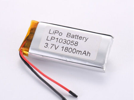 LP103058 3.7V 1800mAh 리온 이온 배터리 제조업체 소프트팩 리?? 폴리머 배터리 과부하 보호 및 유연한 디자인