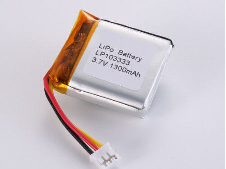 LP103333 3.7V 1300MAH 화학적 성분을 가진 리?? 폴리머 배터리 제조업체