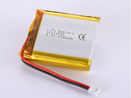셔프 스퀘어 리포 배터리 팩 고 용량 및 소프트 팩 디자인 장기적인 성능 LP114545 3.7V 1700MAH