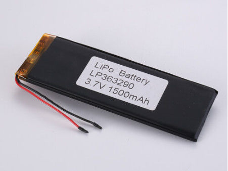 은 3.7V 1500MAH 리온 배터리 제조업체 A 등급 및 1C 최고 방출률을 가진 고 용량 리포 팩