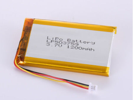 LP503759 3.7V 1200MAH 리온 배터리 제조업체 재충전 장치용 은