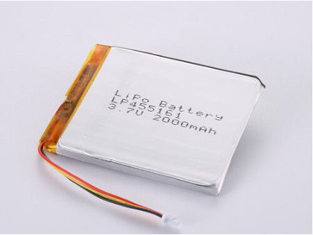 은 리?? 폴리머 배터리 12 개월 1 년 보증 LP455161 3.7V 2000MAH 프리스마틱 배터리 제조업체