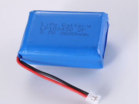 LP103450 3.7V 3600mAh 리온 배터리 제조업체 리포 배터리 리?? 폴리머 오픈 전압으로 재충전 가능한 모델 이름