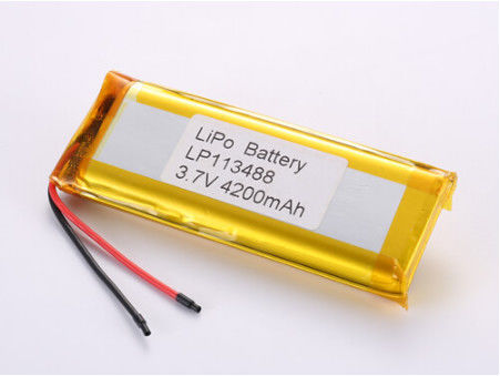 LP113488 3.7V 4200 MAH 리온 이온 배터리 제조업체 사용자 정의 연결 장치 유형 리?? 폴리머 재충전 배터리 산업용 이상