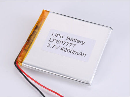 LP607777 3.7V 4200MAH 리?? 폴리머 배터리 과충전 보호 및 CC/CV 충전 방법 제조업체