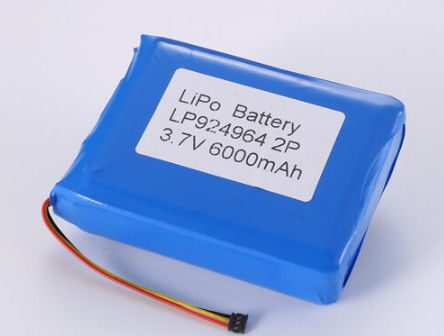3.7V 6000MAH 리아온 배터리 제조업체, OEM 및 ODM 리?? 폴리머 배터리 2-3 시간 충전 시간