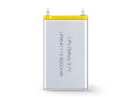 다른 애노드 물질 3.7V 6000MAH 리?? 폴리머 재충전 배터리 사용자 정의 옵션 및 OEM/ODM 지원