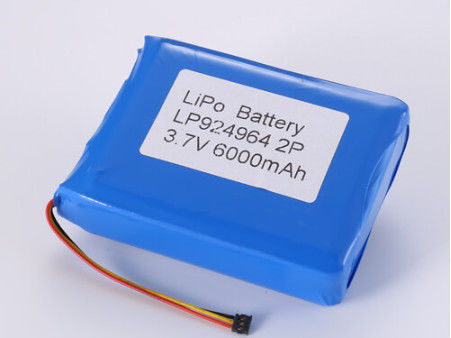 500 사이클 3.7V 6000mAh 리타이온 배터리 A급 리타이온 폴리머 셀 방출 온도 -20°C ~ 60°C