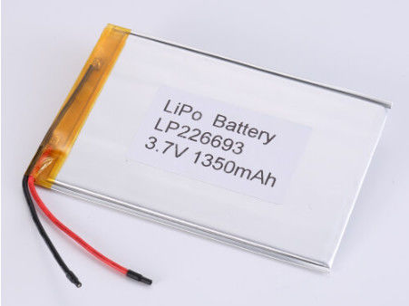 초전류 보호 3.7V 개방 전압 및 PCB 보호 LP226693 3.7V 1350MAH