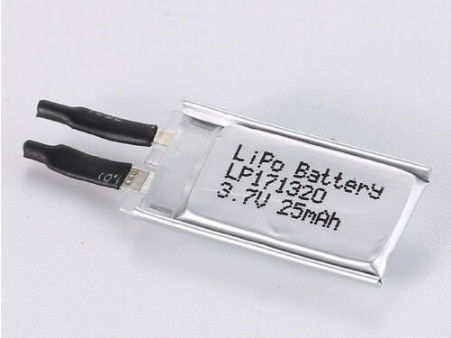 LP171320 3.7V 25MAH 가볍고 강력한 리?? 폴리머 재충전 배터리