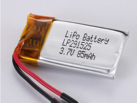 초전류 보호 포함 된 LP291525 3.7V 85MAH 빠른 배송을 위한 리온 이온 배터리