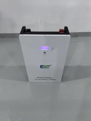신뢰성 있는 EWT LiFePO4 51.2V 100Ah 5.12kWh 배터리