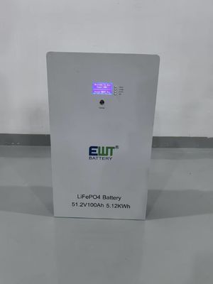 리온 배터리 제조업체 전용 가정용 에너지 저장 및 그리드-타이 시스템용 고급 EWT 51.2V 100Ah LiFePO4 배터리