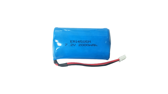 원통형 장치용 산업용 AA 사이즈 Li-SOCL2 배터리 7.2V 2000MAH ER14505M