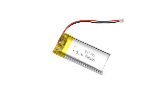 852045 3.7V 750mAh LiPo 배터리 팩 -20°C ~ 60°C