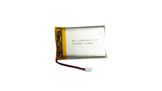 LP853450 3.7V 1500mAh 소형 LiPo 배터리 -20°C ~ 60°C