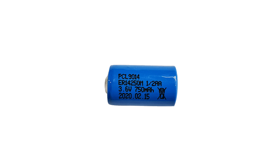 ER14250M 3.6V 750mAh 리튬 티오닐 클로라이드 배터리 (극한 환경용)